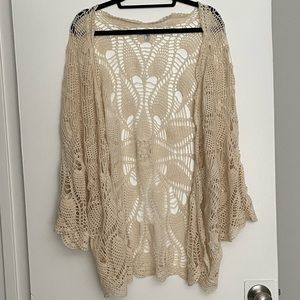 VOLCOM Boho Crochet Cover-up